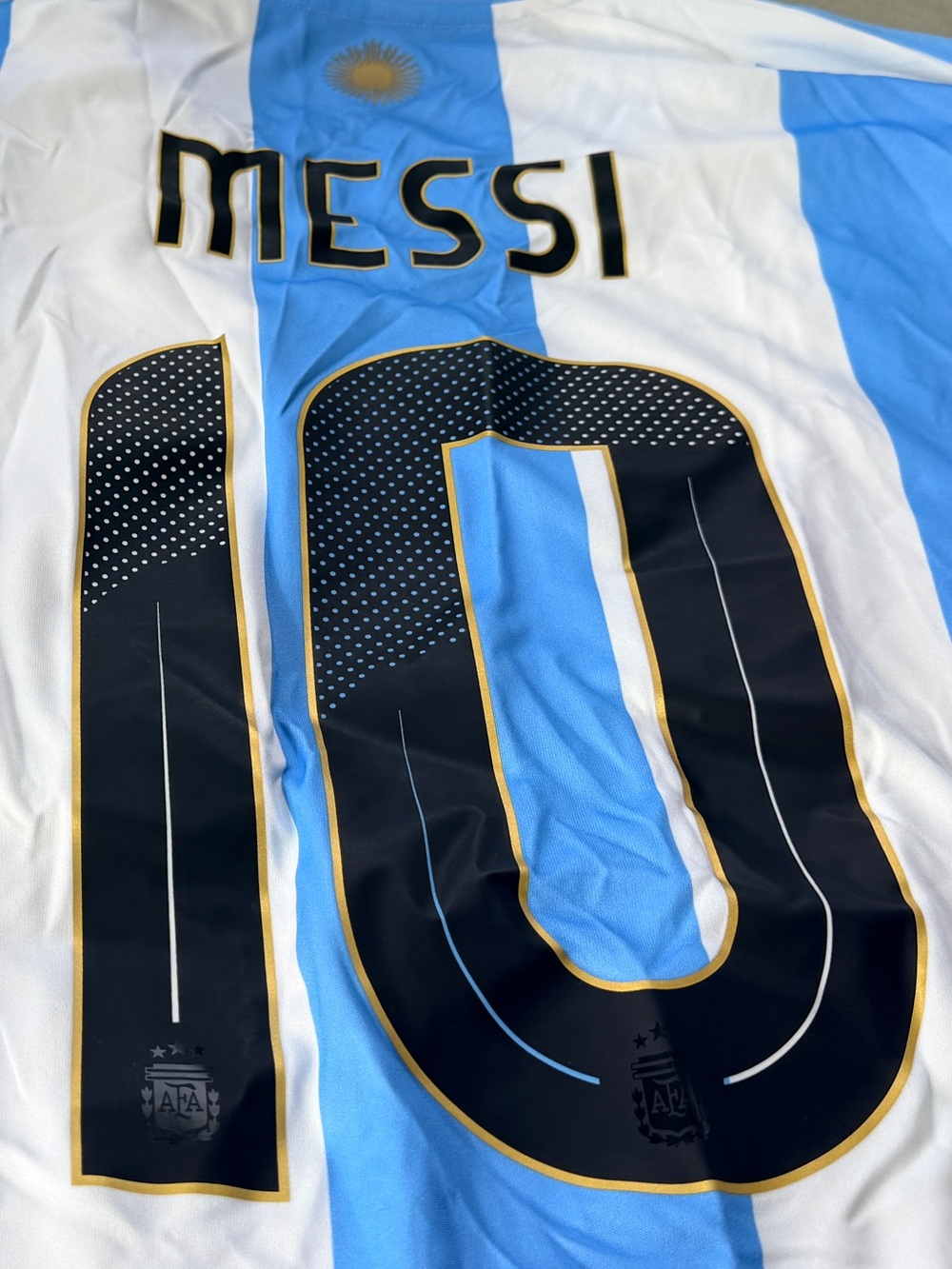 NEW MESSI Argentina 2024 ADIDAS JERSEY Home Football Soccer #10 100%AUTHENTIC - Picture 8 of 11